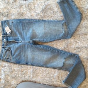 NWT Free People Distressed Skinny Leg Jeans in Sweet Blue Size 29
